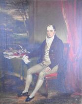 Attributed to Henry Singleton (1766-1839) portrait of Thomas Daniel, sugar trader and slave owner (