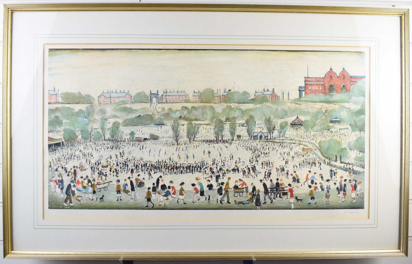Laurence Stephen Lowry RBA RA (1887-1976) signed limited edition (of 850) print 'Peel Park, - Image 2 of 6