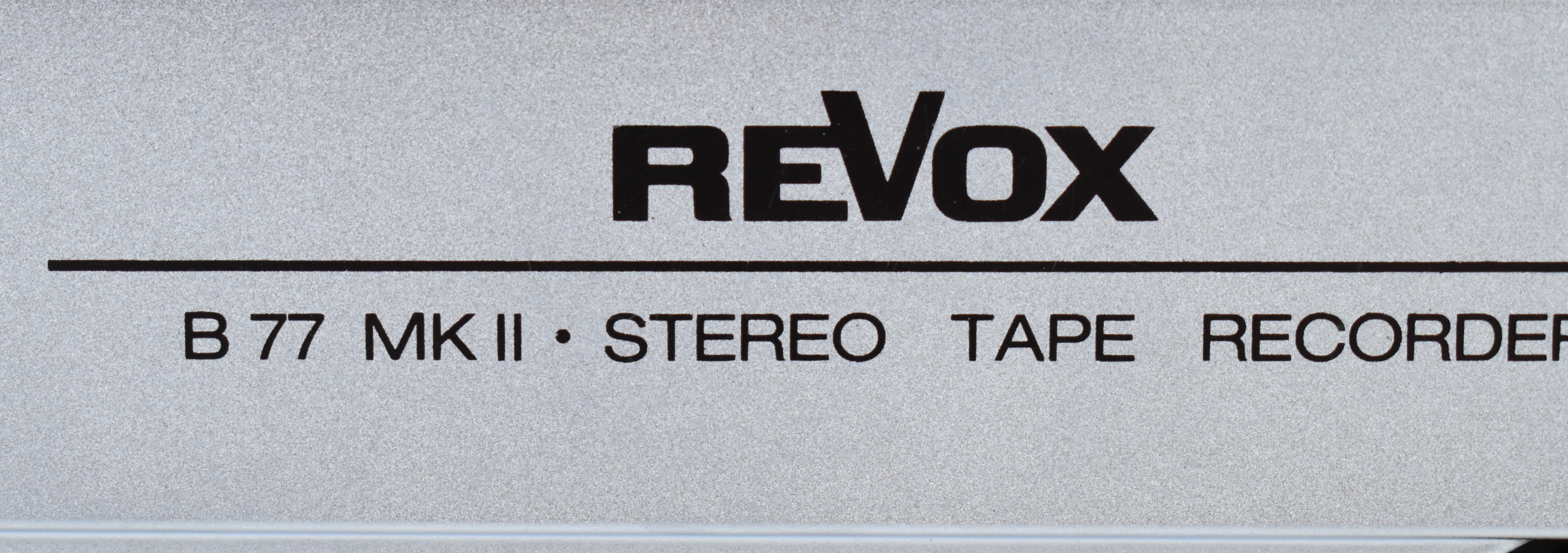 ReVox B77 Mk2 half track stereo tape recorder, serial number 127396, built in October 1982 and - Image 2 of 8