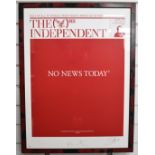 Damien Hirst (born 1965) signed limited edition (106/300) silkscreen print 'No News Today', 2006,