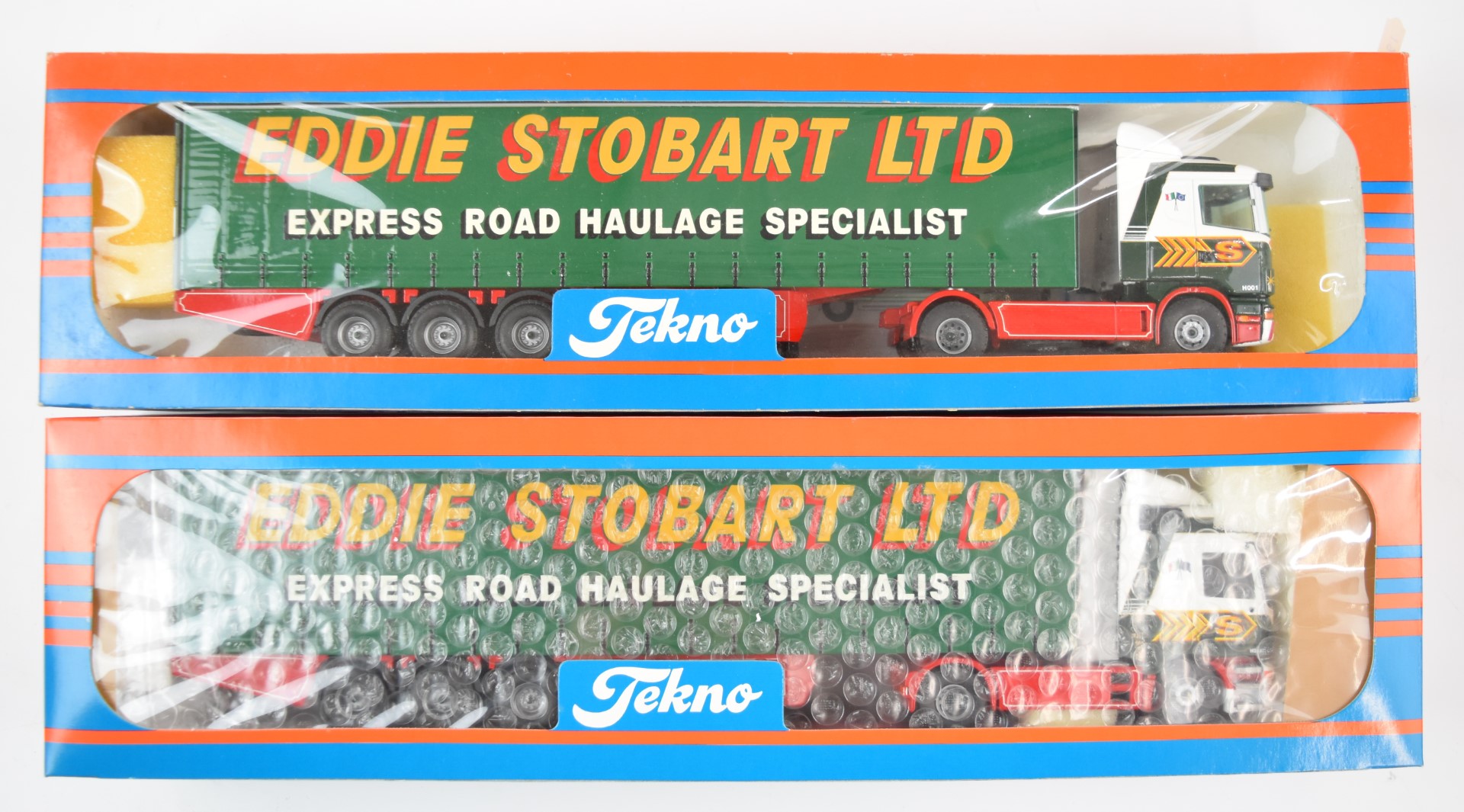 Six Tekno 1:50 Eddie Stobart Ltd scale diecast model haulage vehicles to include No. 64 Eddie - Image 3 of 4