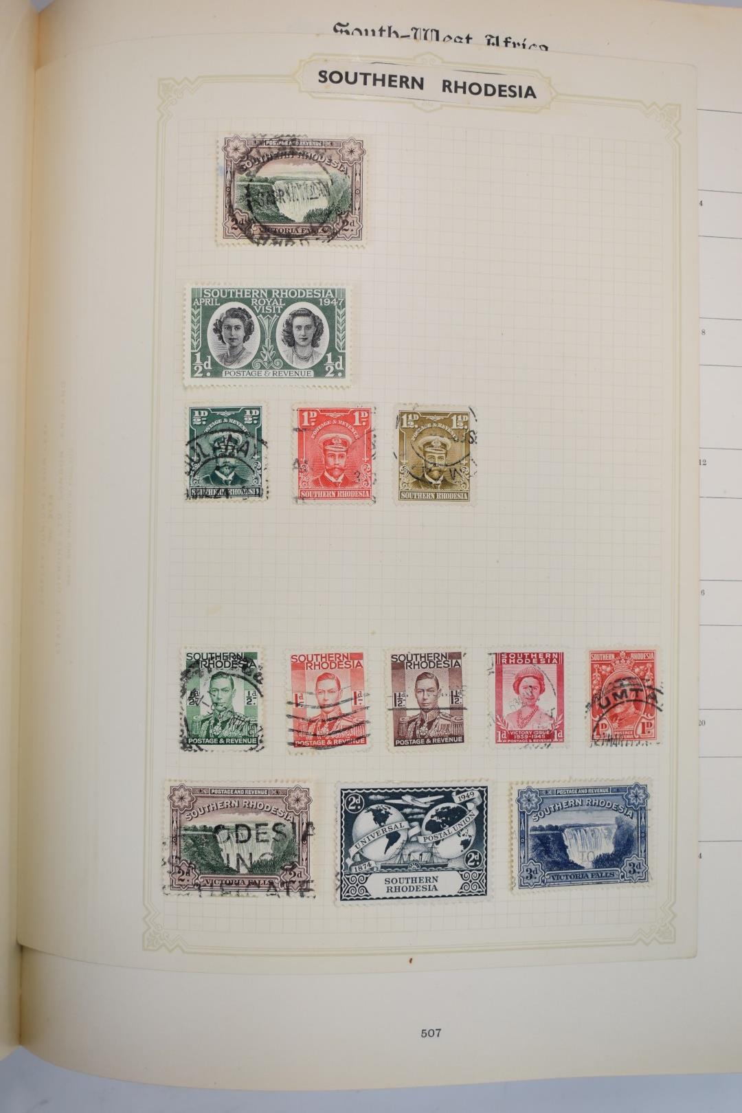 The Imperial Postage Stamp Album from Queen Victoria to George V, sparsely filled - Image 10 of 13