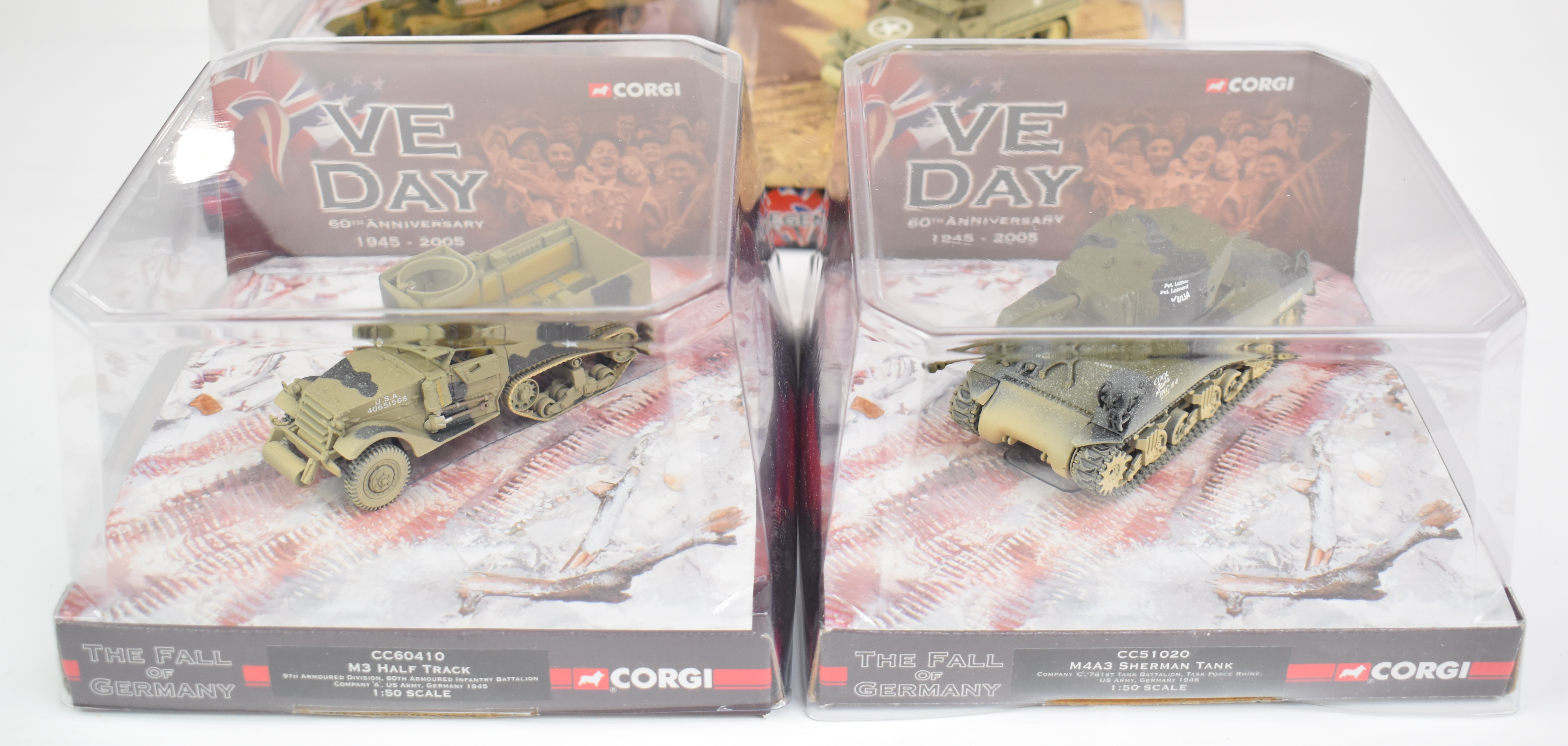 Eight Corgi WWII Legends 1:50 scale diecast military vehicles to include Panther Ausf.A Regimental - Image 4 of 5