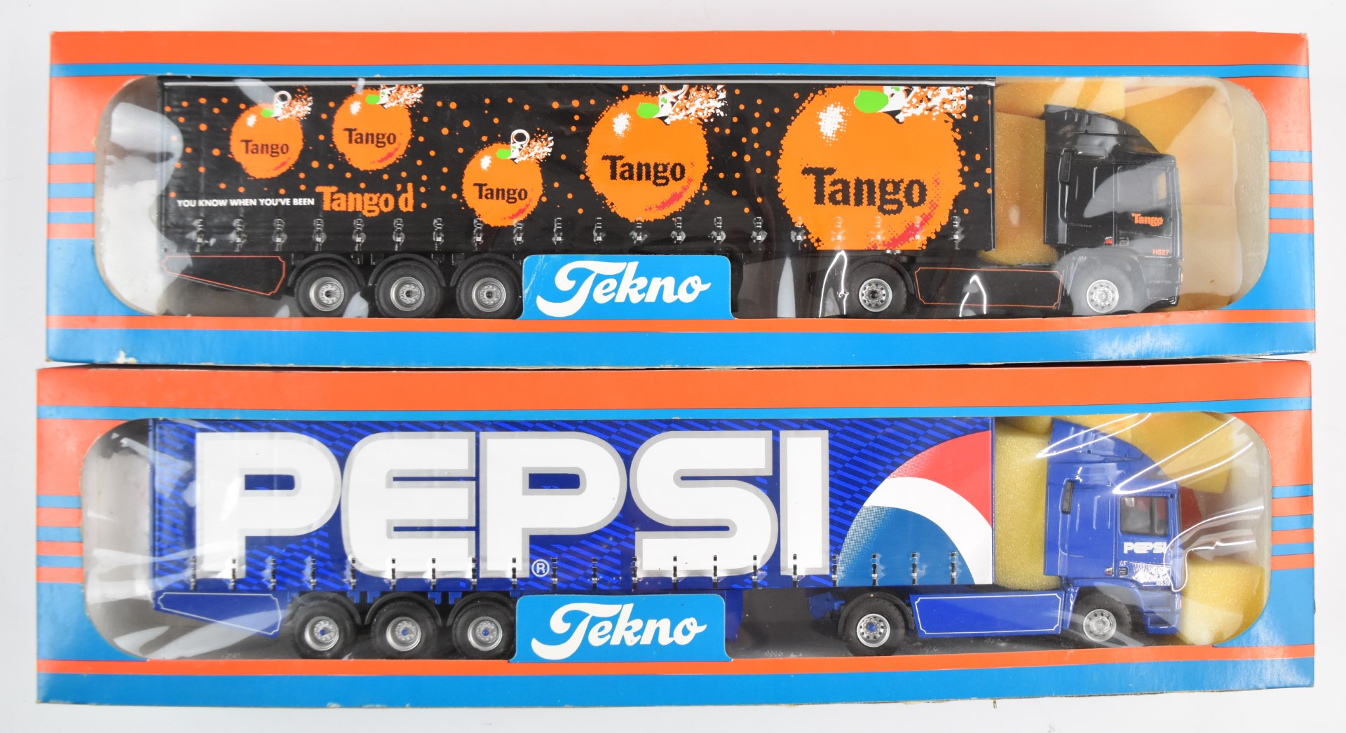 Six Tekno 1:50 scale diecast model haulage vehicles to include No.68 Pepsi 05/1998 and 67 Tango 03/ - Image 2 of 4