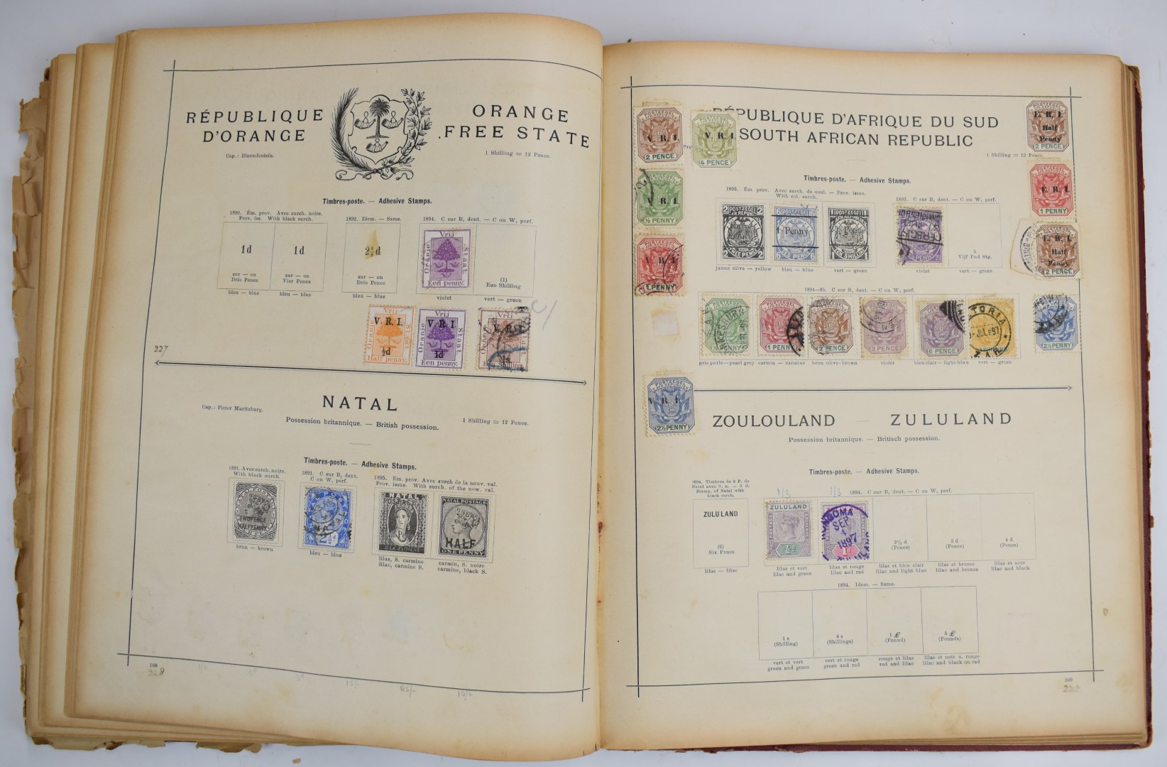 The Illustrated Postage Stamp Album sparsely filled and remaindered in places, ranges include - Image 4 of 7