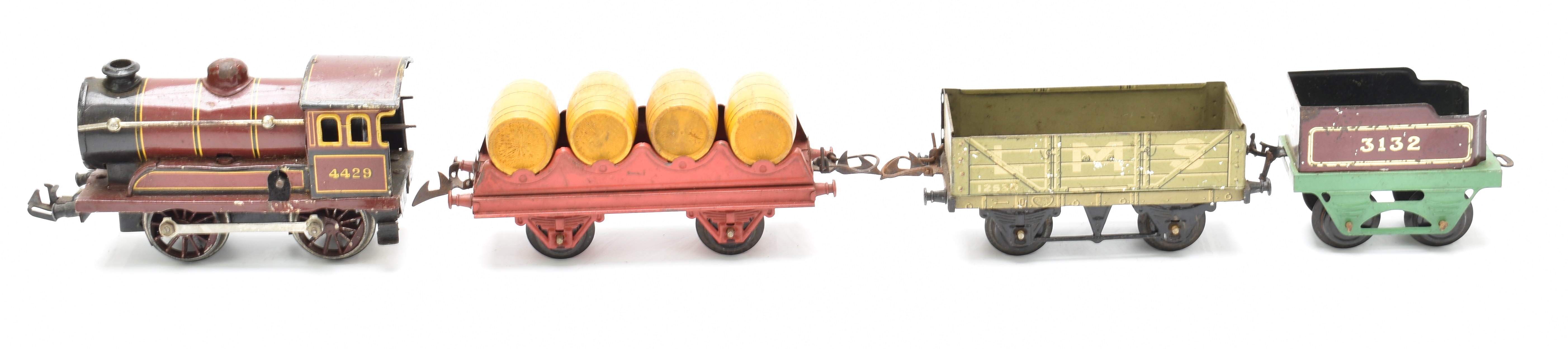 Hornby and Bing 0 gauge model railway items comprising Hornby clockwork 4-4-0 tender locomotive, - Image 6 of 11