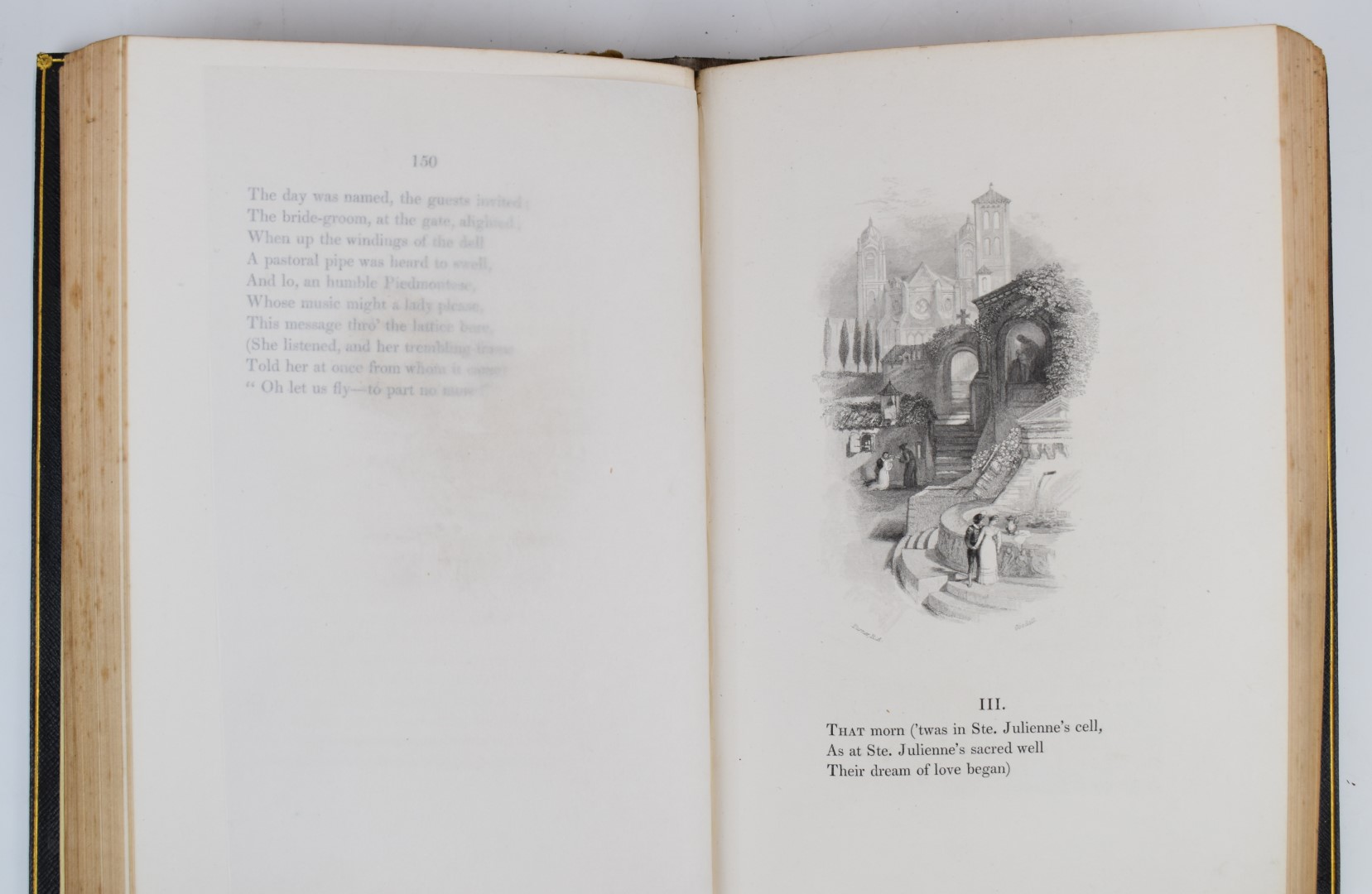 Samuel Rogers Poems and Italy, A Poem printed for T. Cadell, Strand etc 1830 & 1834 in two volumes - Image 3 of 6