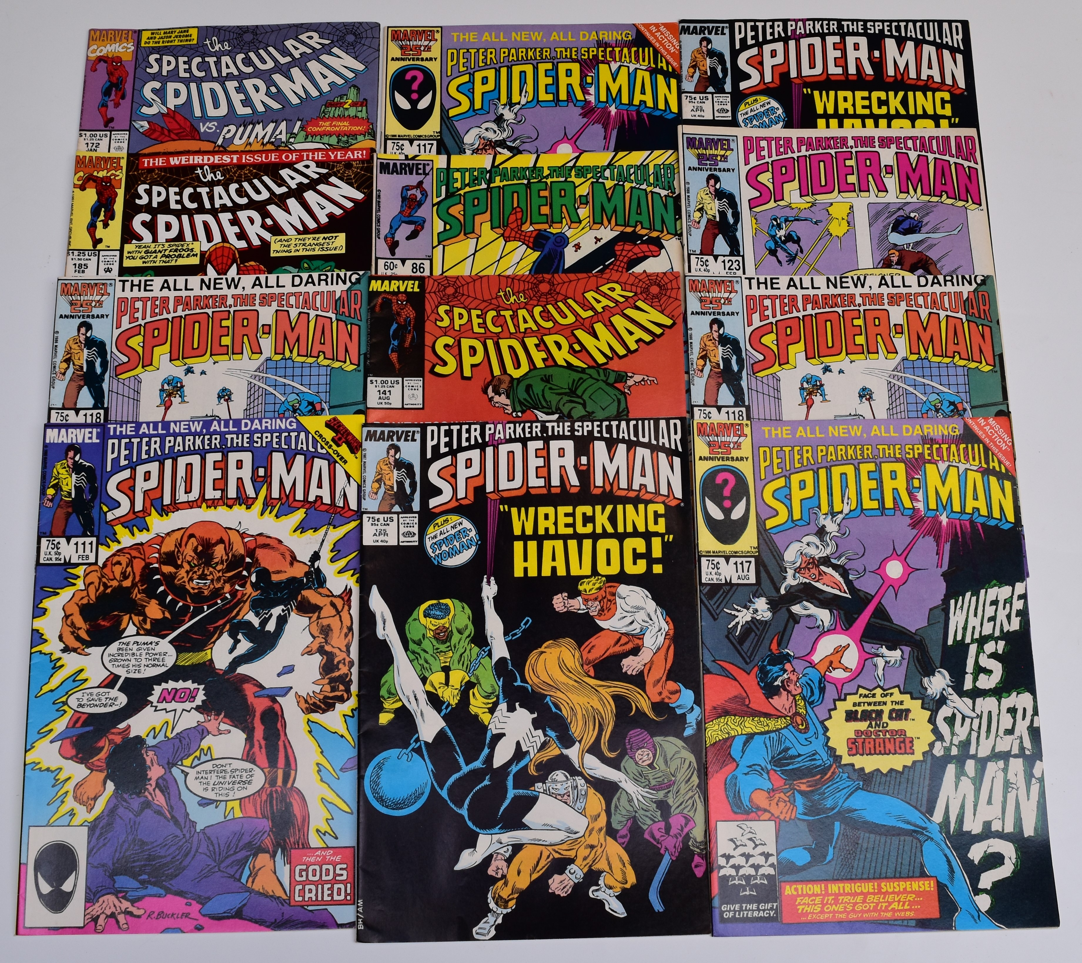 Over one hundred and sixty Spectacular Spiderman Marvel comics. - Image 2 of 4