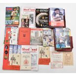 A large collection of rugby union programmes and ephemera, mostly relating to Gloucester Rugby