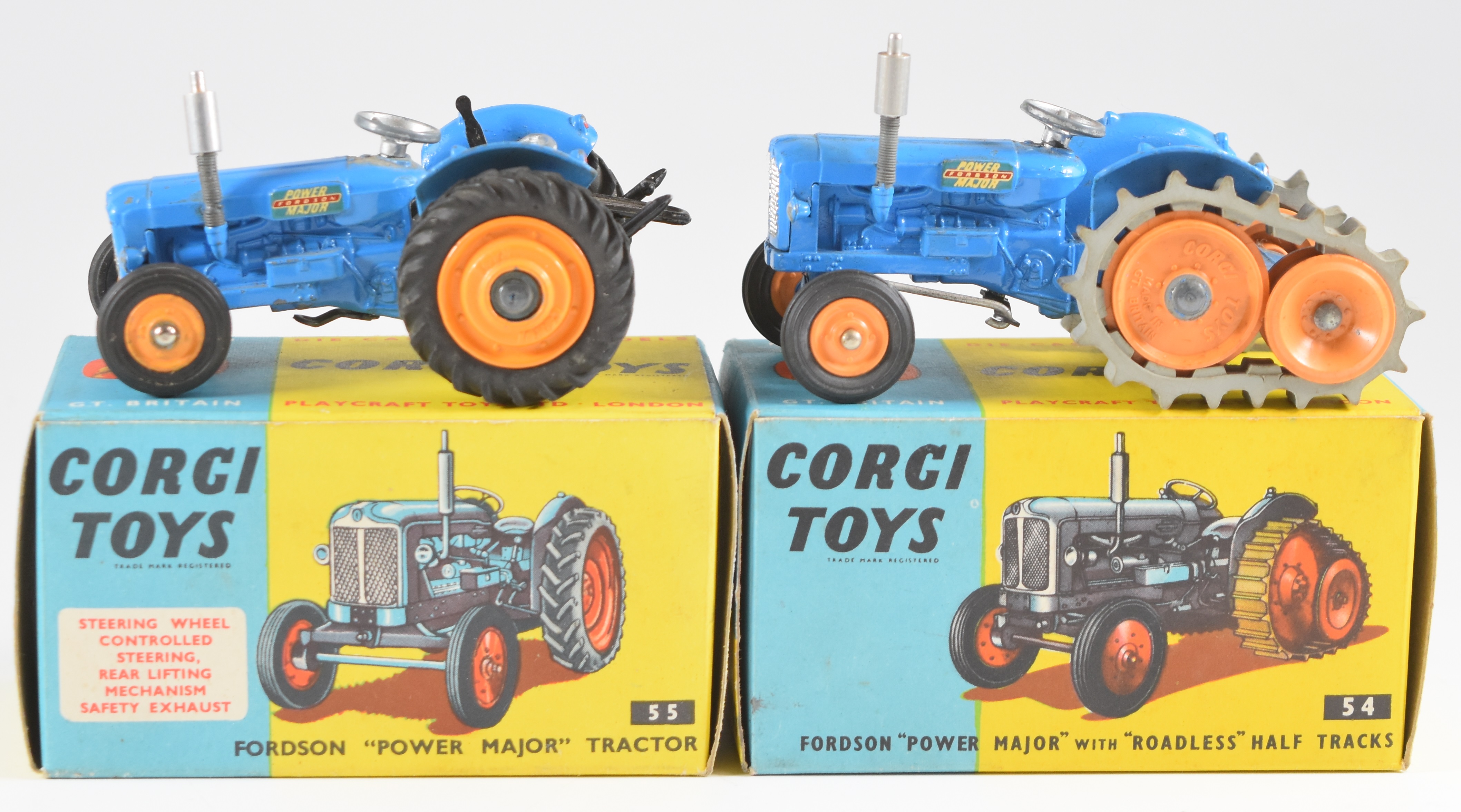 A collection of diecast model farming vehicles to include Corgi Toys Fordson 'Power Major' with - Image 6 of 7