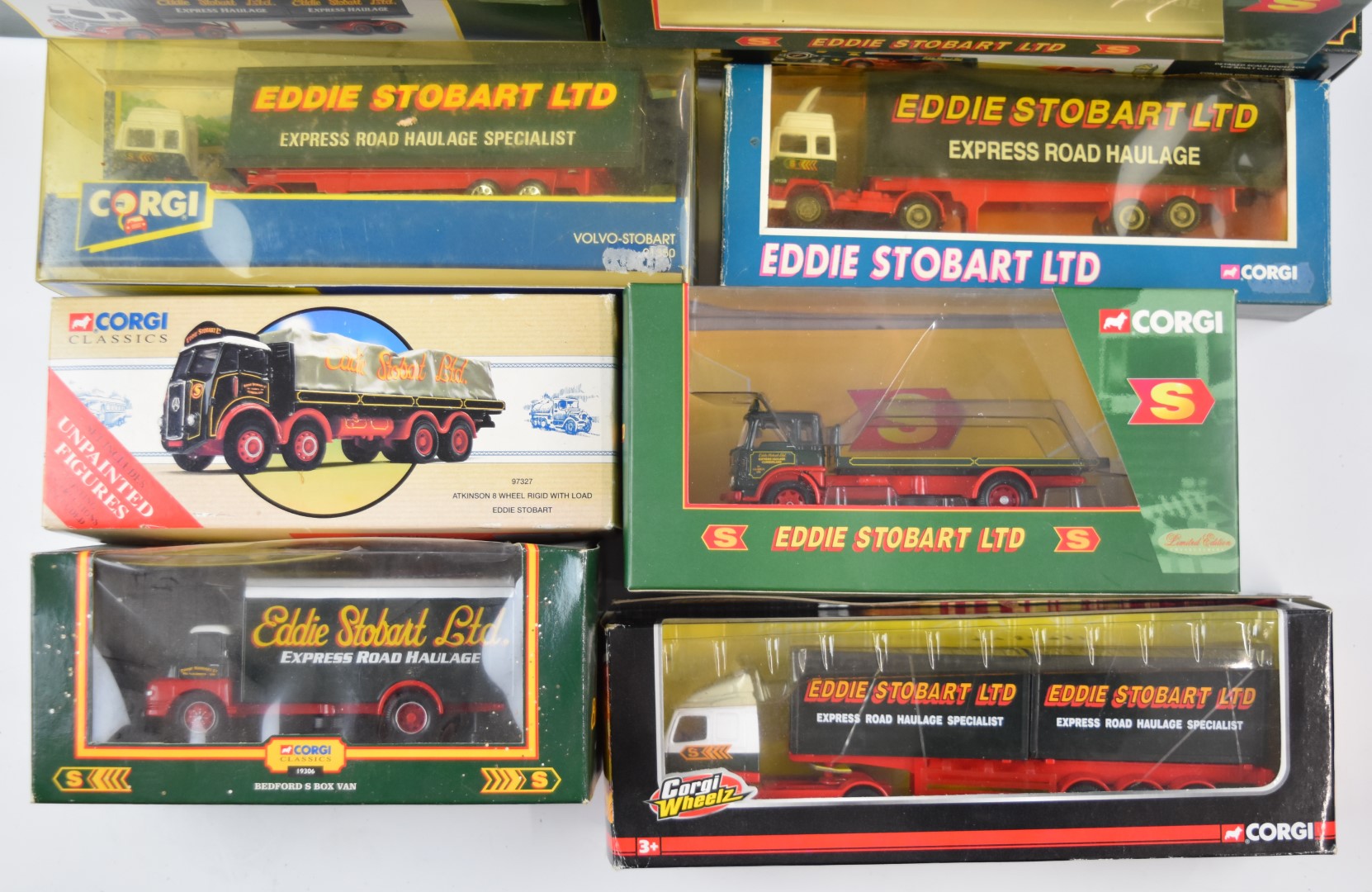 Forty two Corgi Eddie Stobart Ltd diecast model haulage vehicles to include Foden 8 Wheel Rigid - Image 5 of 8