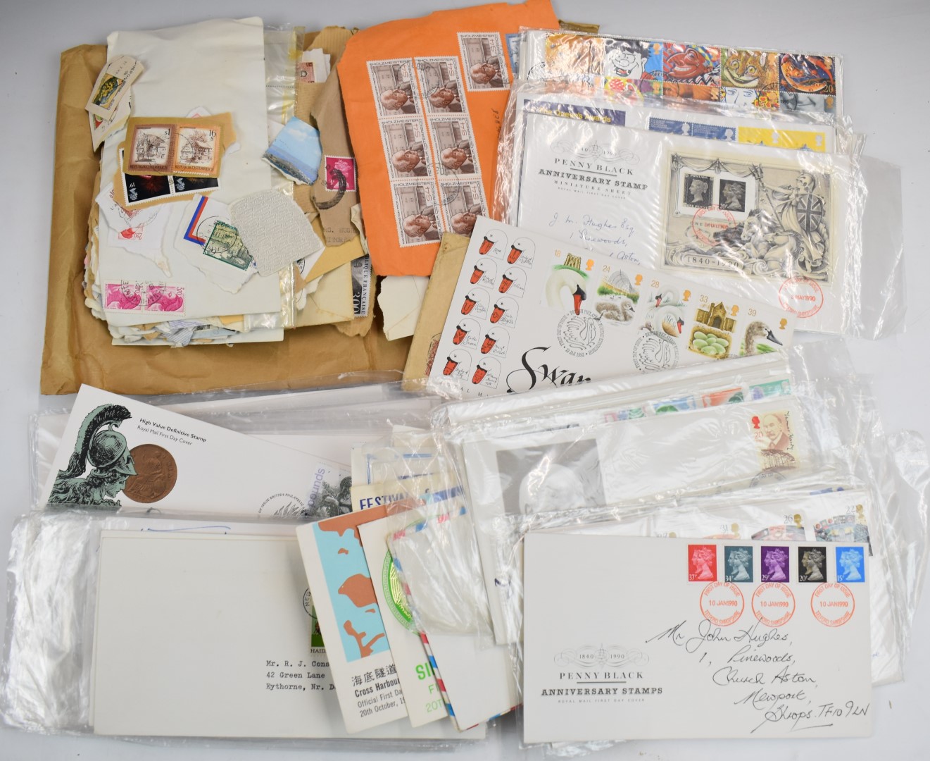 A large GB and world stamp accumulation including first day covers in an album, folders and loose - Image 4 of 10