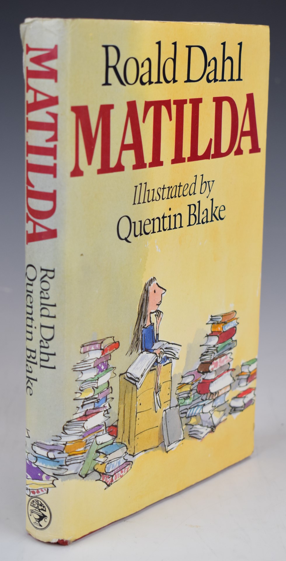 Roald Dahl Matilda illustrated by Quentin Blake, published Jonathan Cape 1988 first edition, in gilt