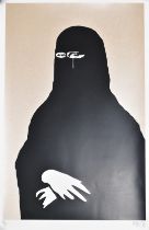 Ryan Callaman 'Ryca' (born 1981) signed limited edition (8/10) print Ona Islam, 76 x 50 cm