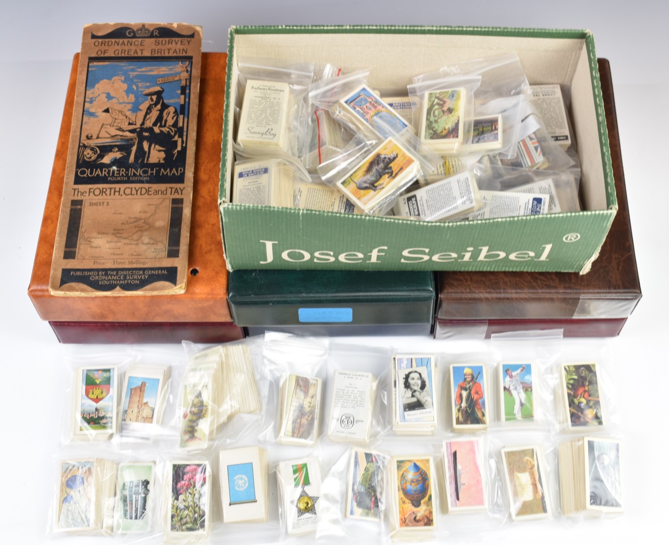 Thirteen albums of cigarette cards including Wills's, Player's and Gallaghers, mostly sets, trade - Image 2 of 3