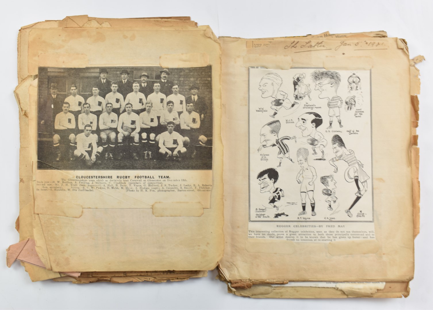 A large collection of Gloucester Rugby Club ephemera including 1923 jubilee match programme, - Image 15 of 16