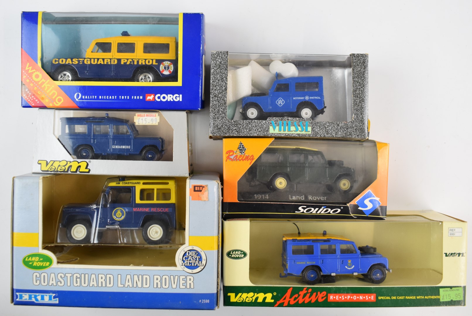 A collection of diecast model Land Rovers to include Corgi, Solido, Active Response, Matchbox and - Image 4 of 6