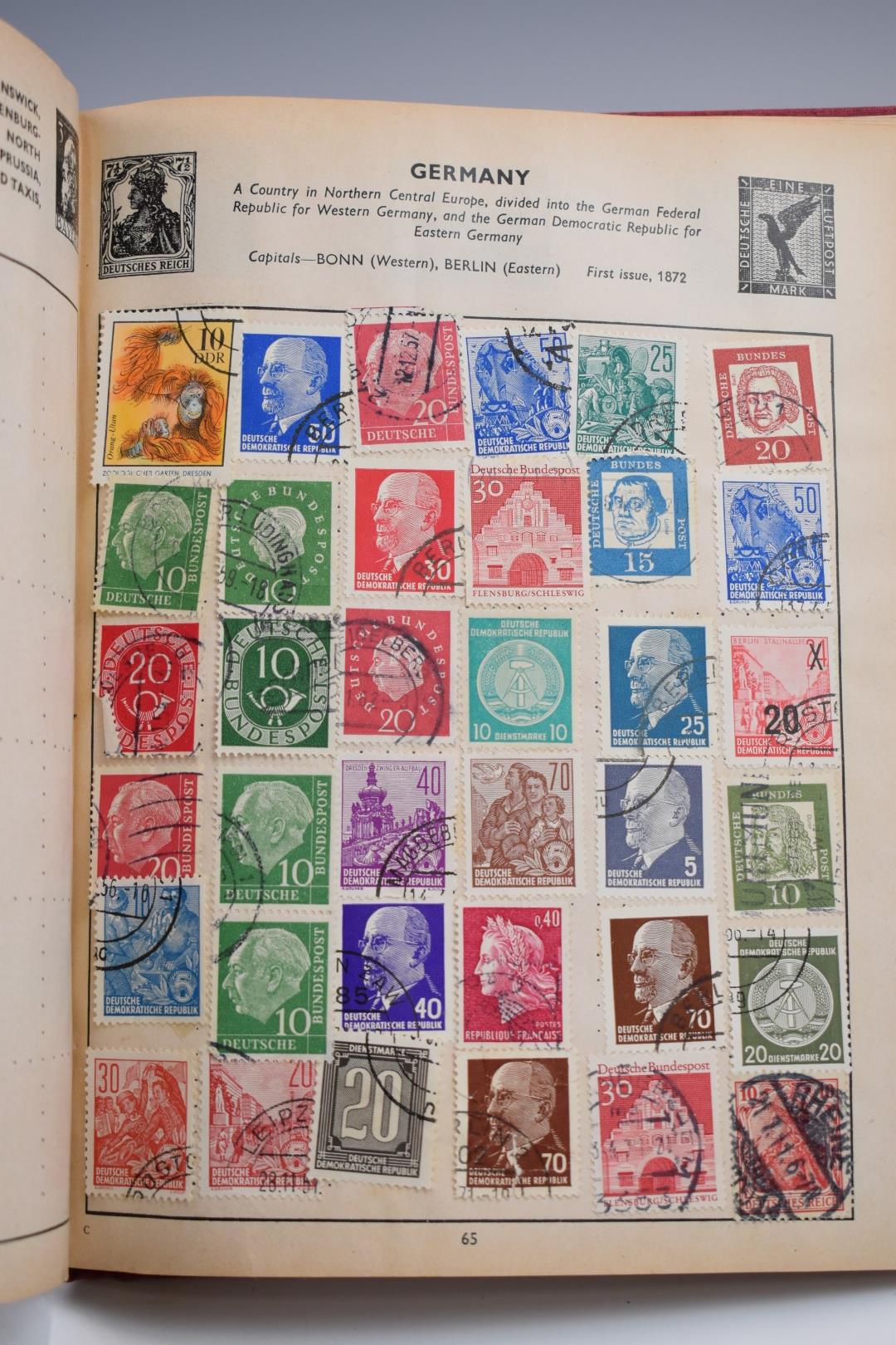 A large GB, Commonwealth and world stamp collection in albums, stockbooks and folders including mint - Image 3 of 7