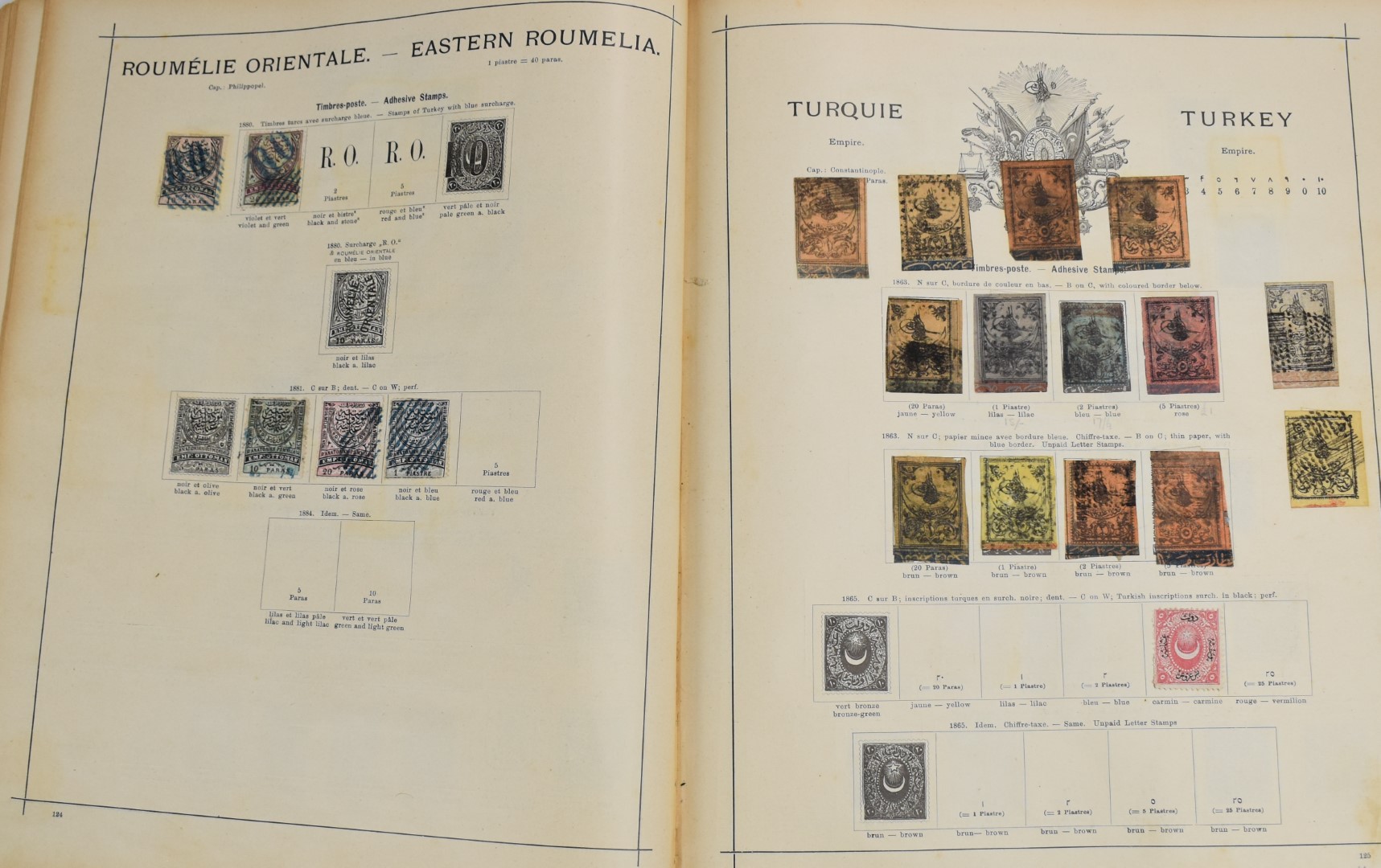 The Illustrated Postage Stamp Album sparsely filled and remaindered in places, ranges include