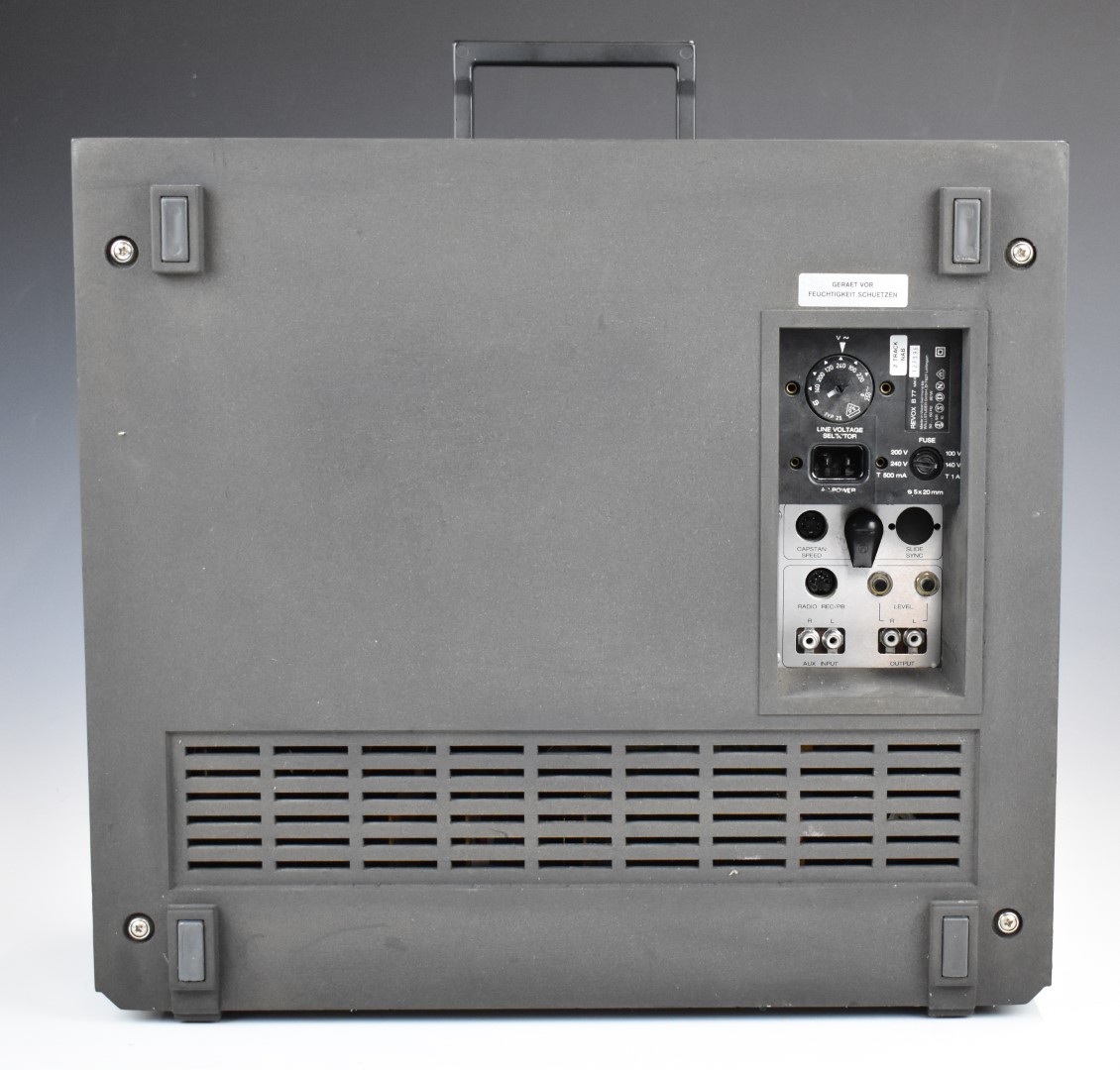 ReVox B77 Mk2 half track stereo tape recorder, serial number 127396, built in October 1982 and - Image 5 of 8