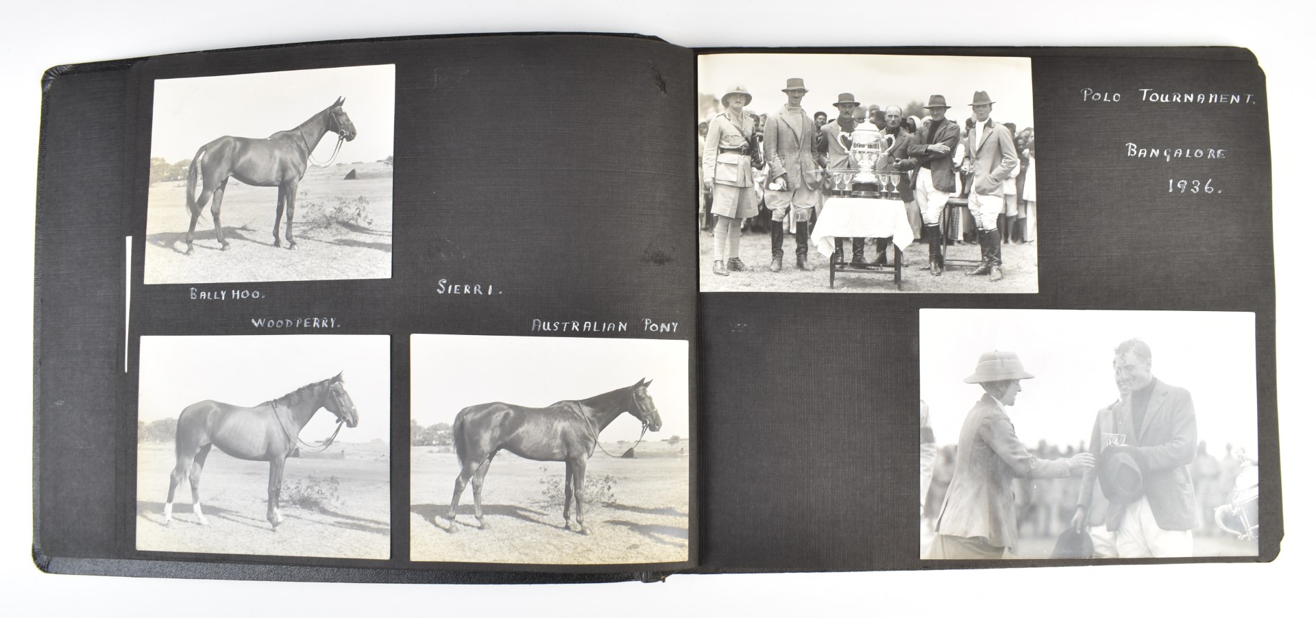 Three albums of black and white photographs and loose items, mostly relating to India and Egypt - Image 2 of 18