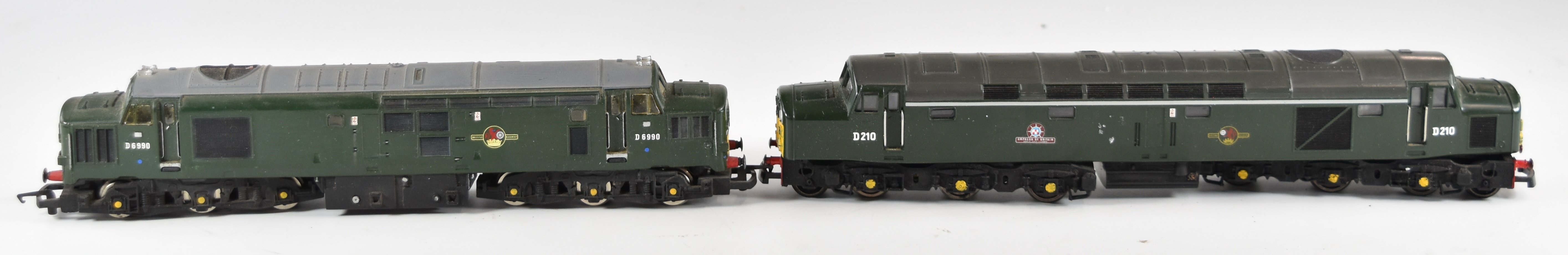 Seven 00 gauge model railway diesel locomotives comprising Hornby Western, Lima Deltic, Jouef - Image 7 of 8