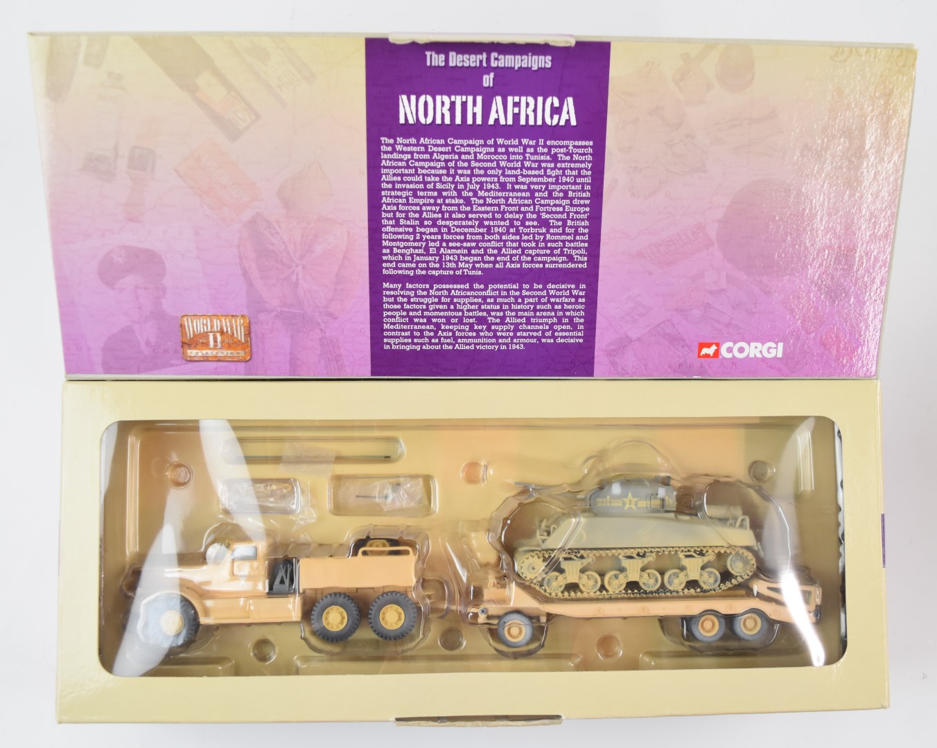 Four Corgi World War II Collection 1:50 scale diecast model military vehicles to include Diamond - Image 5 of 5
