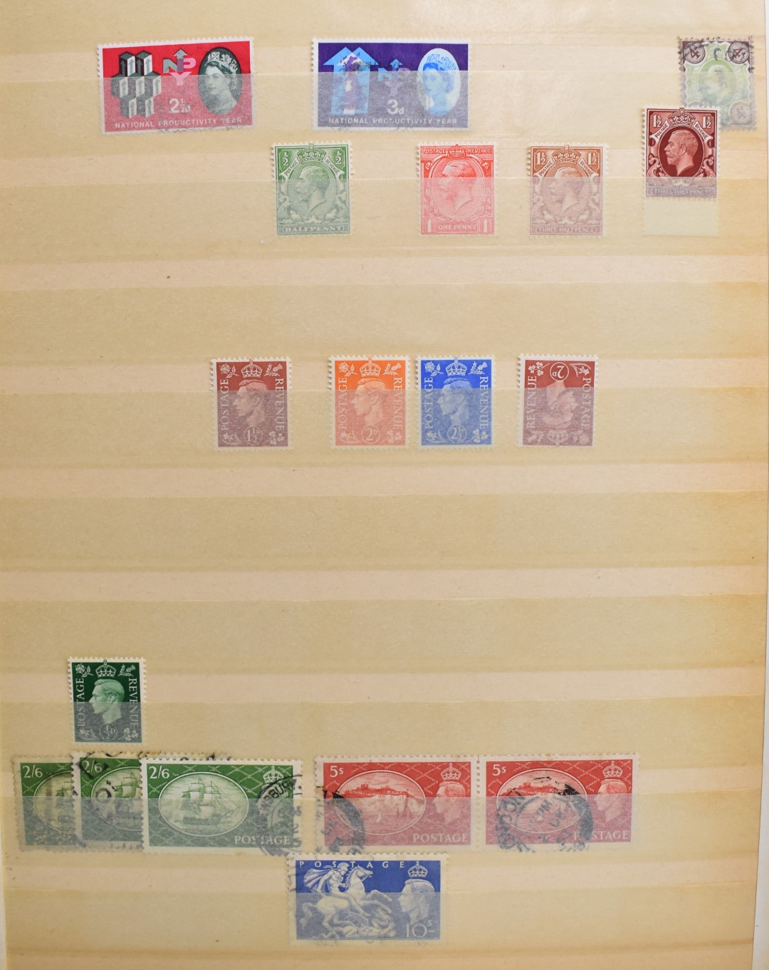 Mint and used GB stamp collection from 1840 1d black (on piece) to decimal modern Queen Elizabeth II - Image 3 of 31