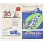 Rugby League Challenge Cup Final Tie 1948 programme for Bradford Northern v Wigan at Wembley