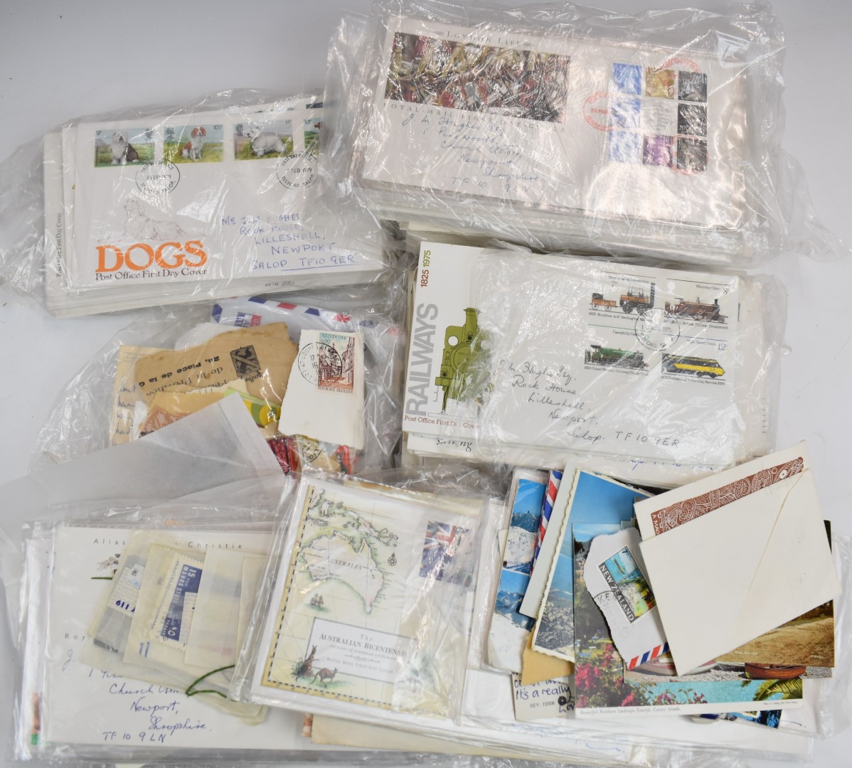 A large GB and world stamp accumulation including first day covers in an album, folders and loose - Image 7 of 10