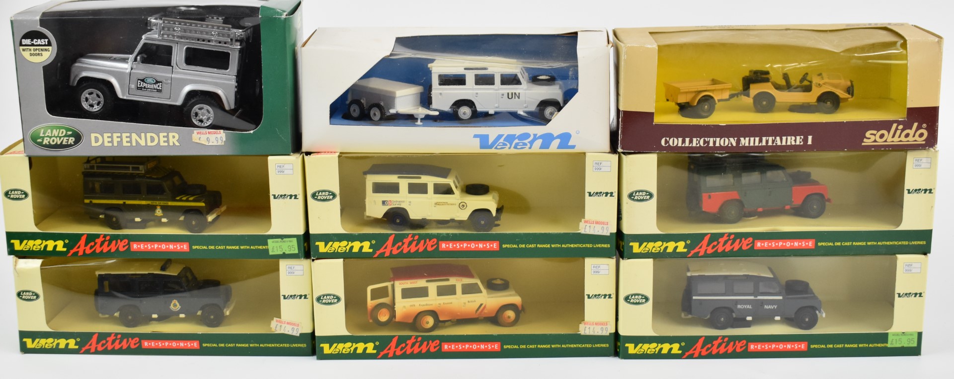 A collection of diecast model Land Rovers to include Corgi, Solido, Active Response, Matchbox and - Image 6 of 6