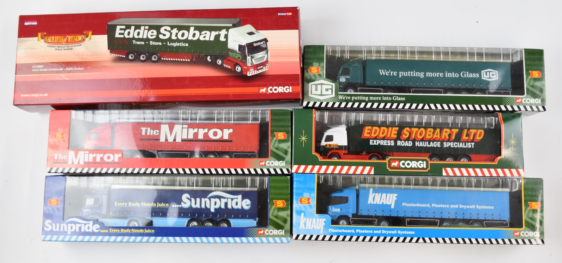 Forty two Corgi Eddie Stobart Ltd diecast model haulage vehicles to include Foden 8 Wheel Rigid - Image 7 of 8