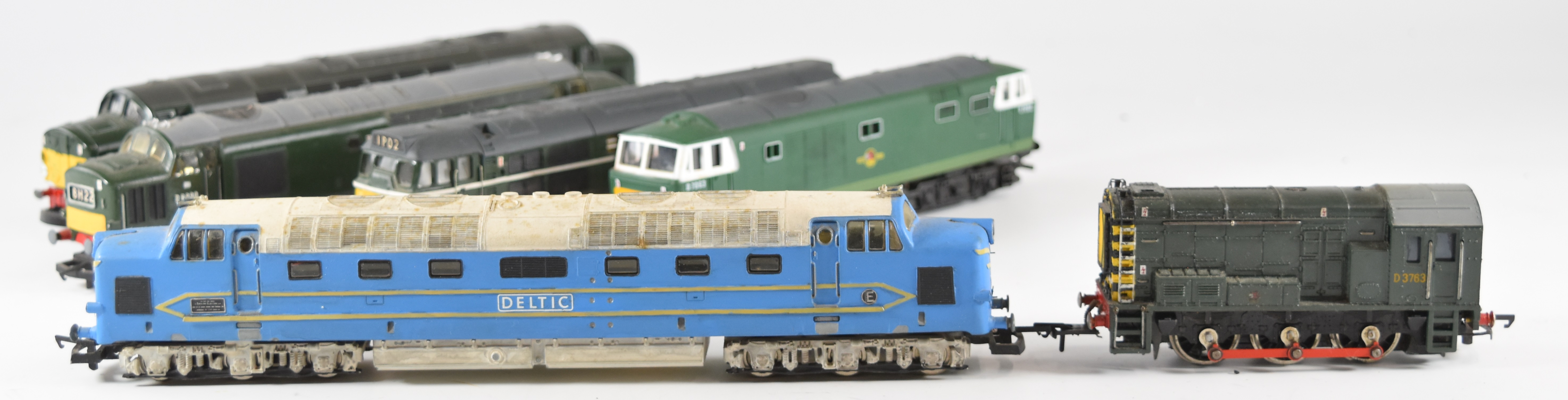 Seven 00 gauge model railway diesel locomotives comprising Hornby Western, Lima Deltic, Jouef - Image 4 of 8