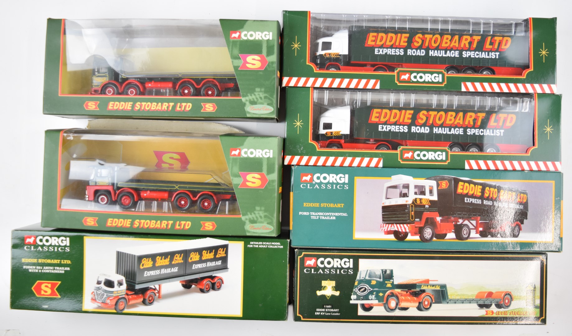 Forty two Corgi Eddie Stobart Ltd diecast model haulage vehicles to include Foden 8 Wheel Rigid - Image 6 of 8