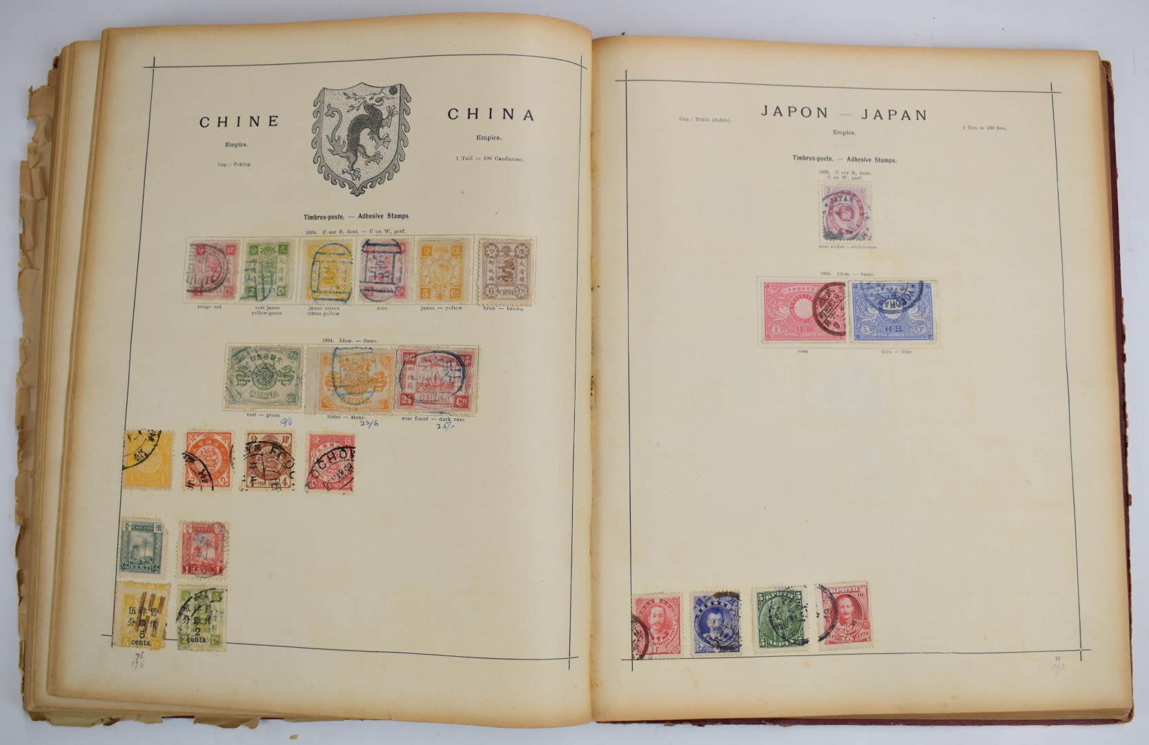 The Illustrated Postage Stamp Album sparsely filled and remaindered in places, ranges include - Image 3 of 7