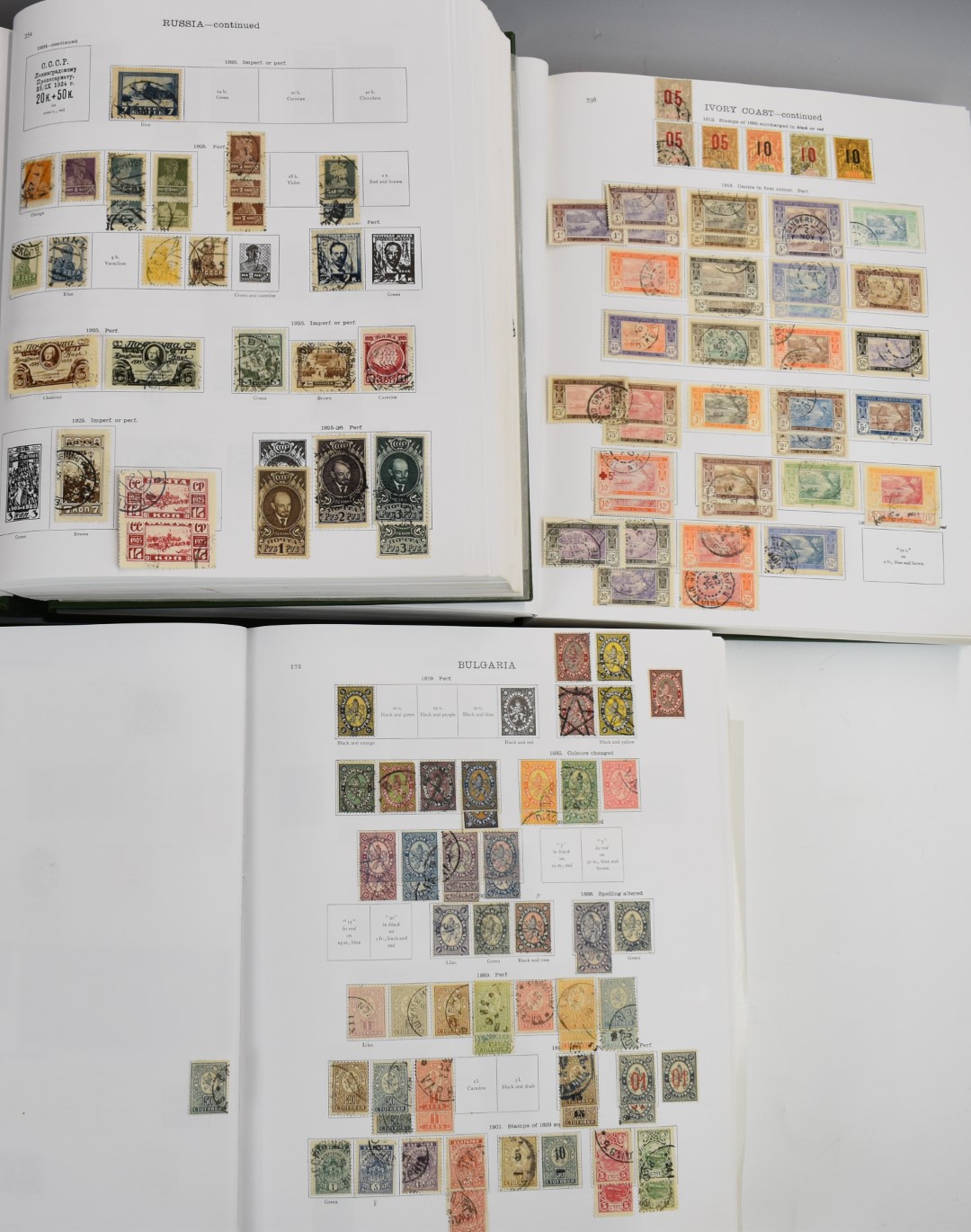 A mint and used world stamp collection in three new Ideal foreign countries postage stamp albums, - Image 4 of 9
