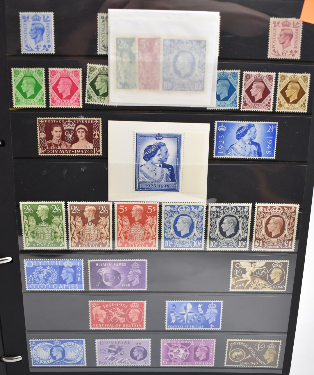 Mint and used GB stamp collection from 1840 1d black (on piece) to decimal modern Queen Elizabeth II - Image 22 of 31
