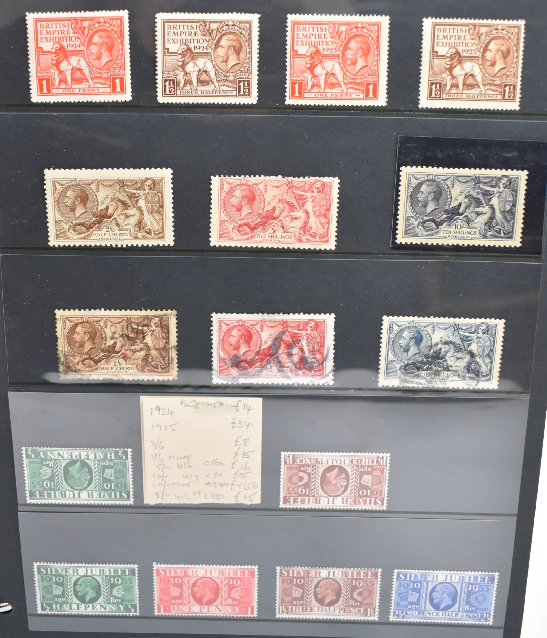 Mint and used GB stamp collection from 1840 1d black (on piece) to decimal modern Queen Elizabeth II - Image 21 of 31