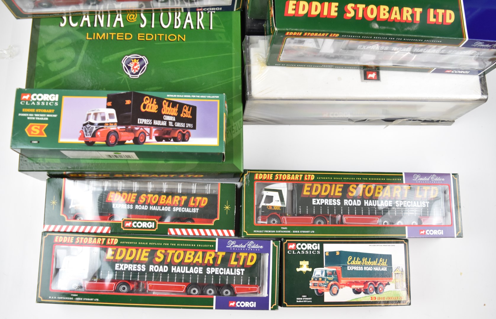 Eighteen Corgi 1:50 scale Eddie Stobart Ltd diecast model haulage vehicles to include Scania@Stobart - Image 3 of 6