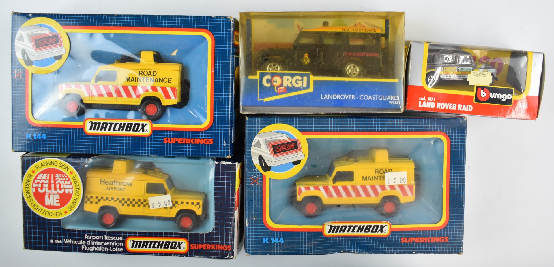 A collection of diecast model Land Rovers to include Corgi, Solido, Active Response, Matchbox and - Image 2 of 6