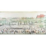 Laurence Stephen Lowry RBA RA (1887-1976) signed limited edition (of 850) print 'Peel Park,