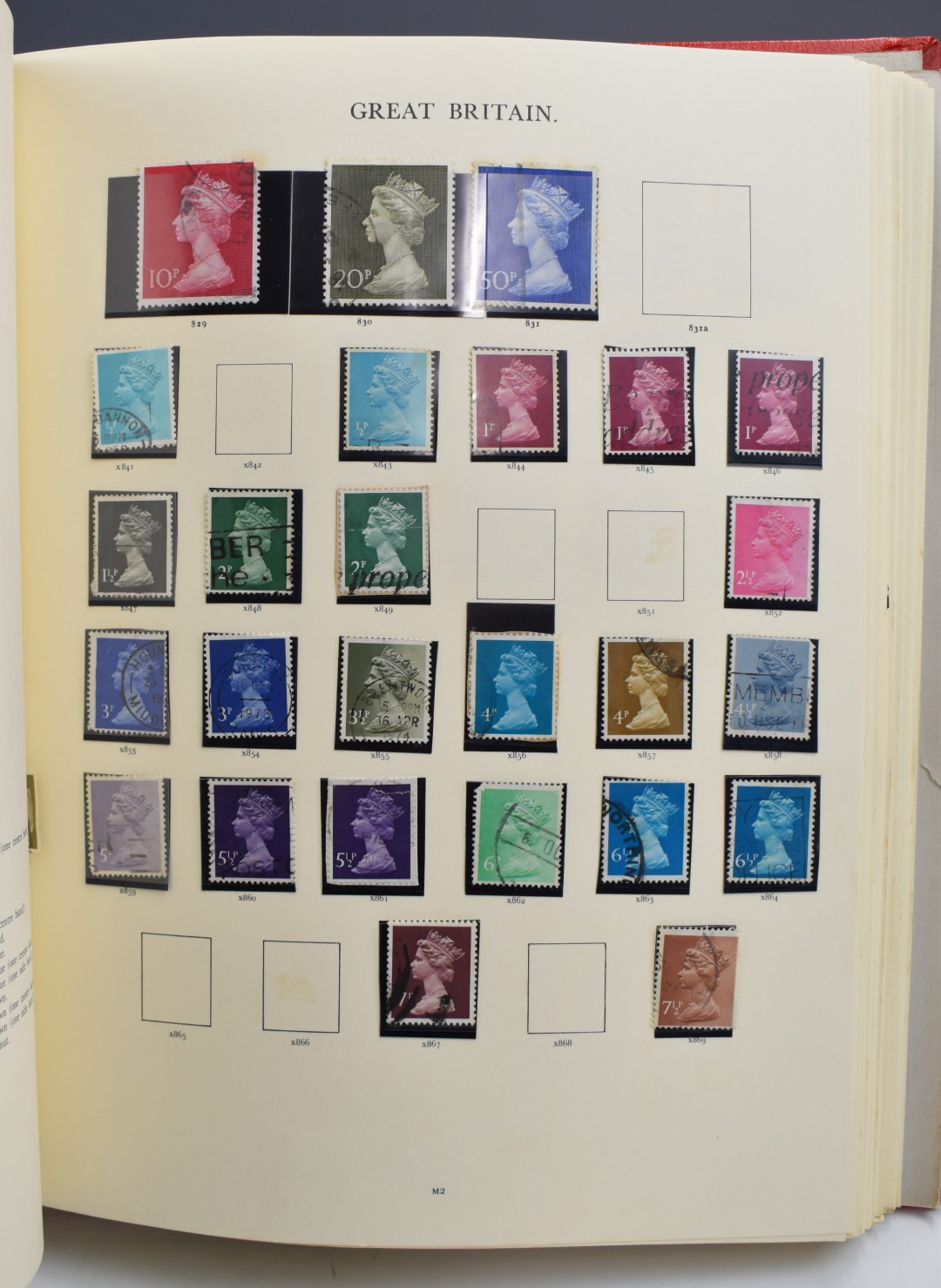 GB and world stamp collection in various stamp albums and loose, includes a few GB mint decimals - Image 2 of 8