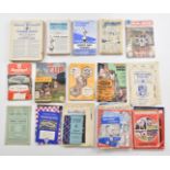 Over 300 football programmes dating from the 1940's onwards including Fulham Football Club,