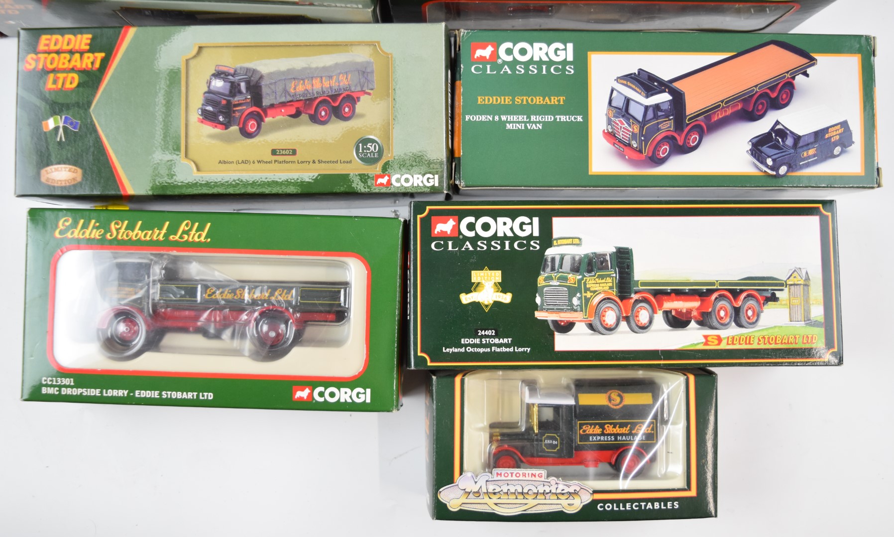 Forty two Corgi Eddie Stobart Ltd diecast model haulage vehicles to include Foden 8 Wheel Rigid - Image 3 of 8