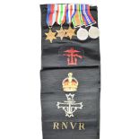 Royal Navy Volunteer Reserve stole, attributed to Canon Barnett who was present at Anzio and D