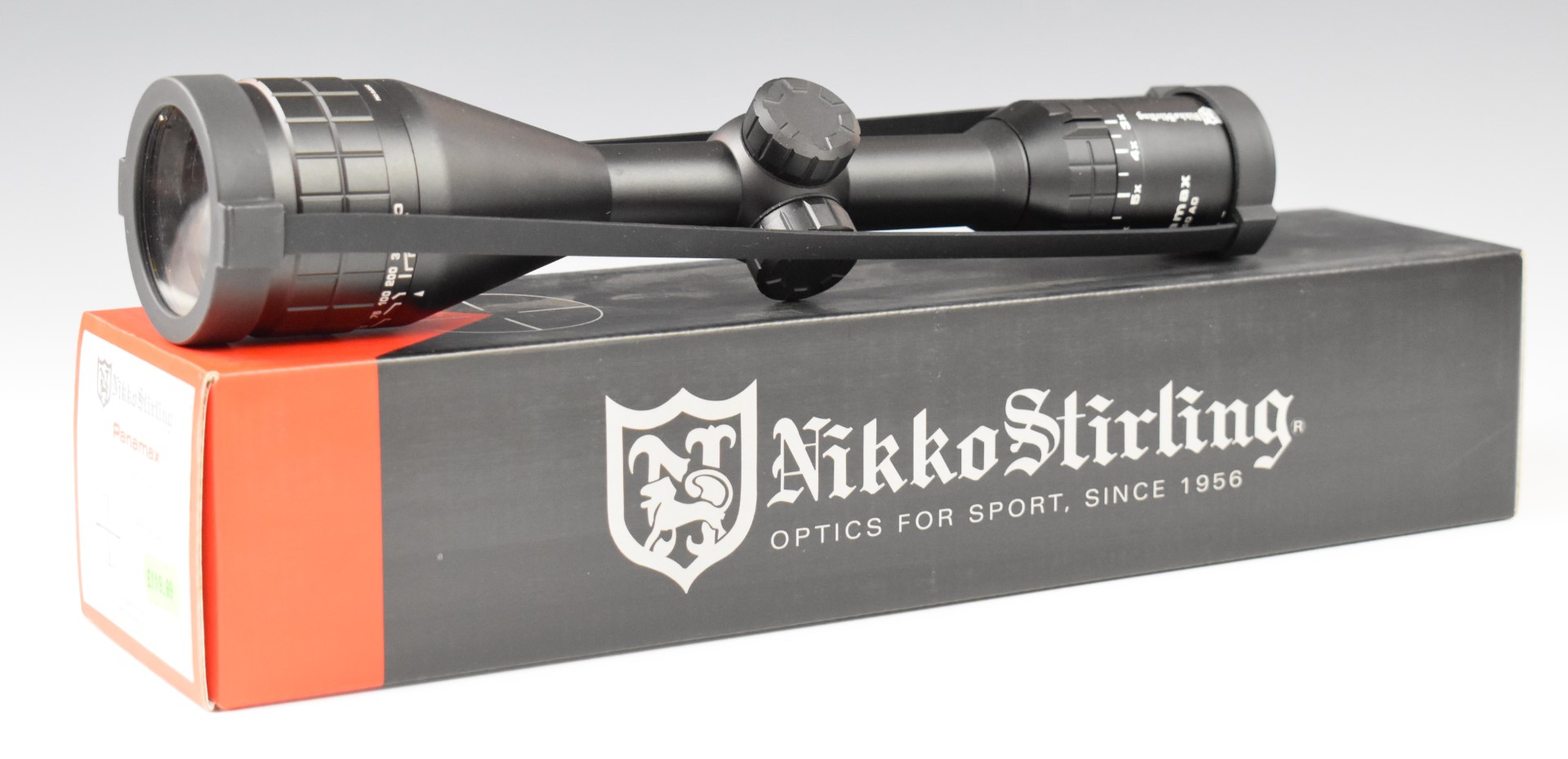Nikko Stirling Panamax 3-9x50 half mil dot air rifle or similar scope, in original box