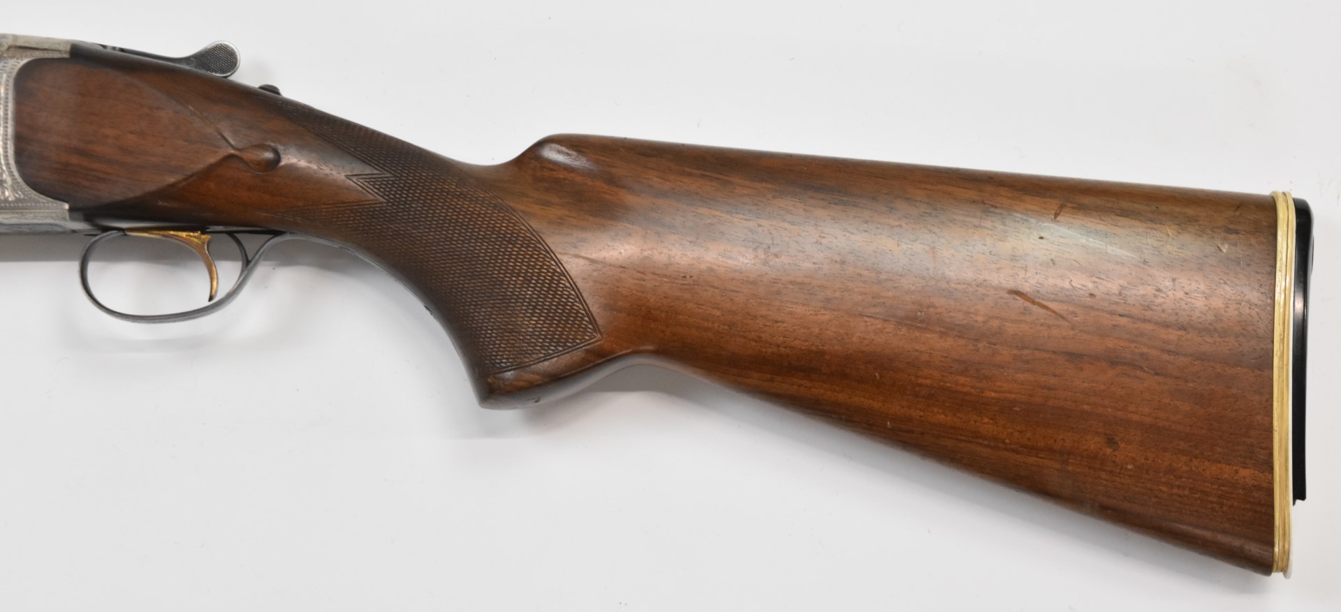 Miroku 12 bore over and under ejector shotgun with engraved locks, underside, trigger guard, top - Image 8 of 11