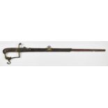 Royal Navy short sword in relic condition. PLEASE NOTE ALL BLADED ITEMS ARE SUBJECT TO OVER 18 CHECK
