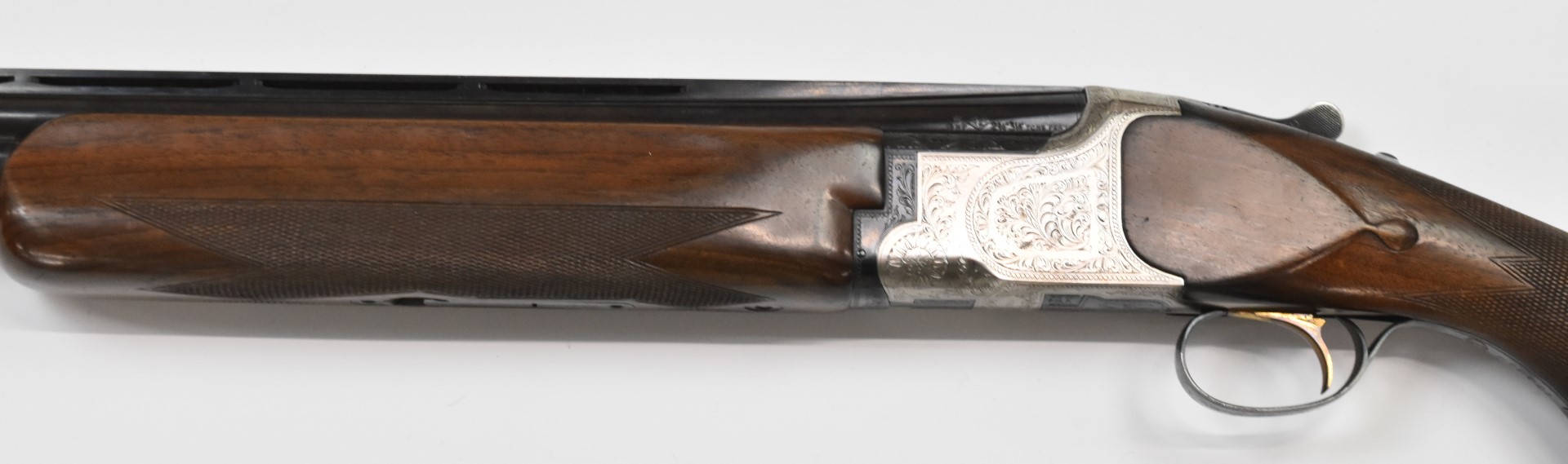 Miroku 12 bore over and under ejector shotgun with engraved locks, underside, trigger guard, top - Image 9 of 11