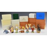 Collection of boxed Hidden Treasures Alice in Wonderland / Wizard of Oz figures